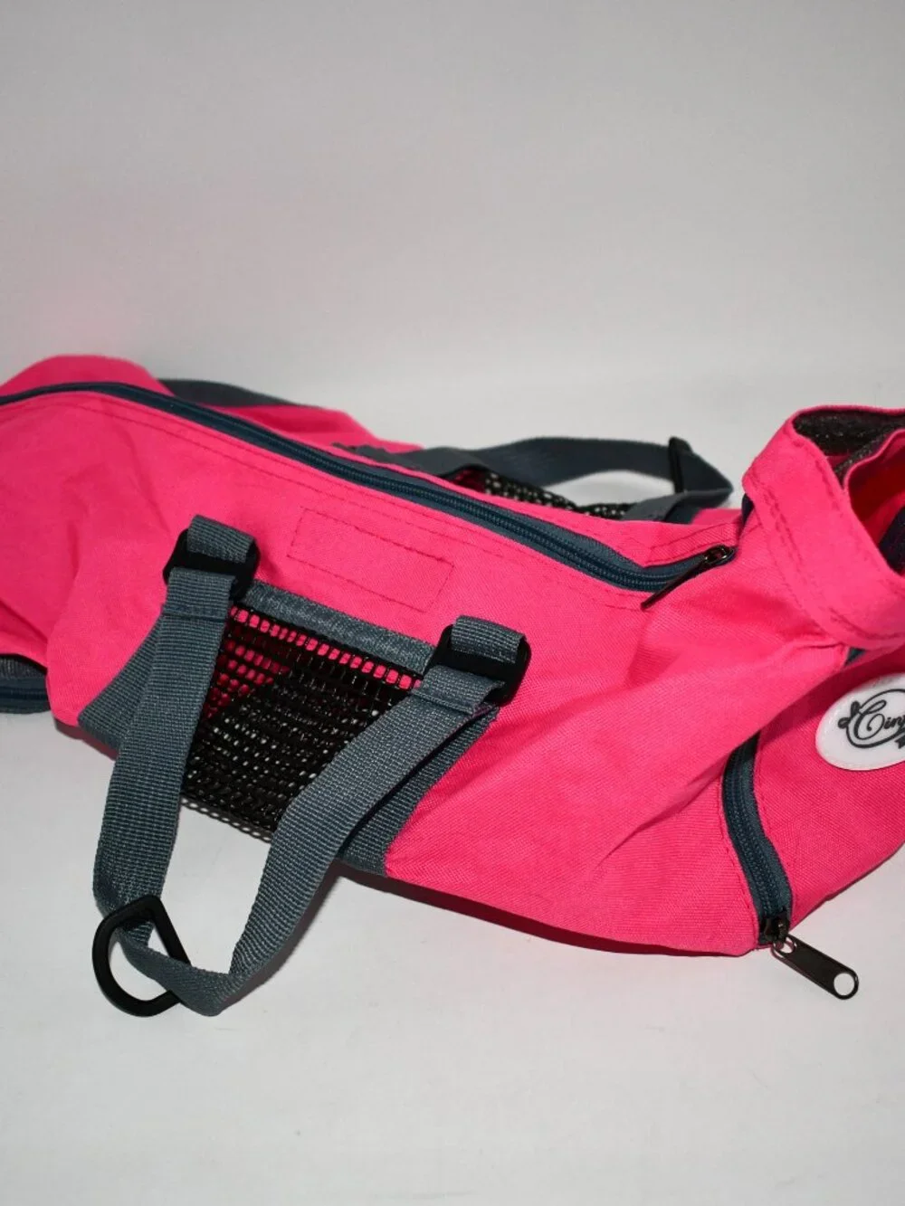 Cinf Cat Grooming Restraint Bag, Nail Clipping, Bathing No Scratch, Rose Red, M,